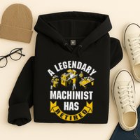 A Legendary Machinist Has Retired Machinist Retirement Party Hoodie
