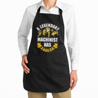 A Legendary Machinist Has Retired Machinist Retirement Party Apron