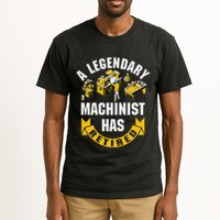 A Legendary Machinist Has Retired Machinist Retirement Party Tall T-Shirt