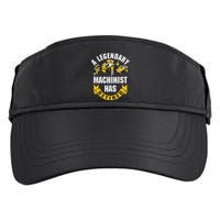 A Legendary Machinist Has Retired Machinist Retirement Party Adult Drive Performance Visor