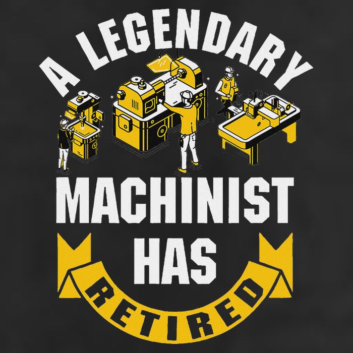 A Legendary Machinist Has Retired Machinist Retirement Party Beanie