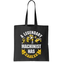 A Legendary Machinist Has Retired Machinist Retirement Party Bag