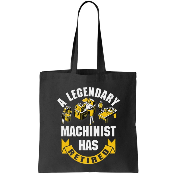 A Legendary Machinist Has Retired Machinist Retirement Party Bag