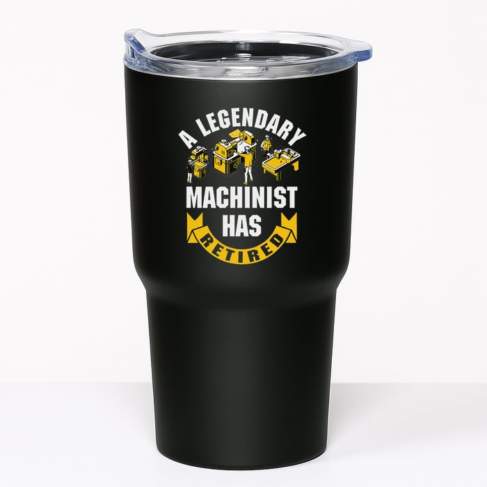 A Legendary Machinist Has Retired Machinist Retirement Party Tumbler