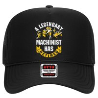 A Legendary Machinist Has Retired Machinist Retirement Party Trucker Hat