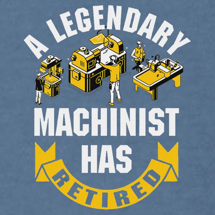 A Legendary Machinist Has Retired Machinist Retirement Party Garment-Dyed Sweatshirt