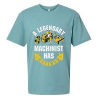A Legendary Machinist Has Retired Machinist Retirement Party Sueded Cloud Jersey T-Shirt