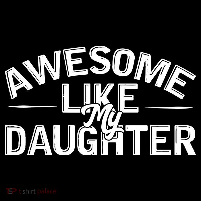 Awesome Like My Daughter Funny Dad 7-Panel Snapback Hat