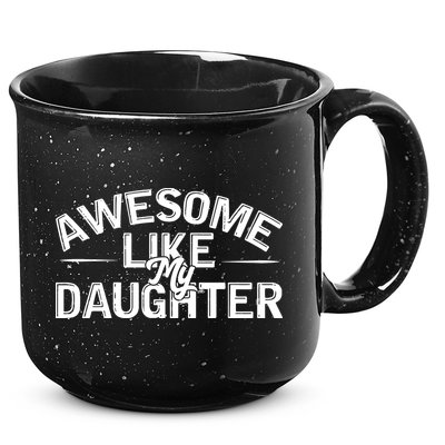 Awesome Like My Daughter Funny Dad 15oz Campfire Ceramic Mug