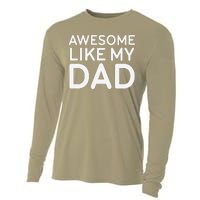 Awesome Like My Dad Girl Dad Father & Daughter Cooling Performance Long Sleeve Crew