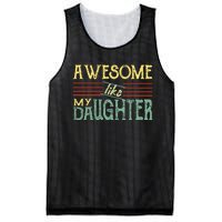 Awesome Like My Daughter Men Funny Mesh Reversible Basketball Jersey Tank