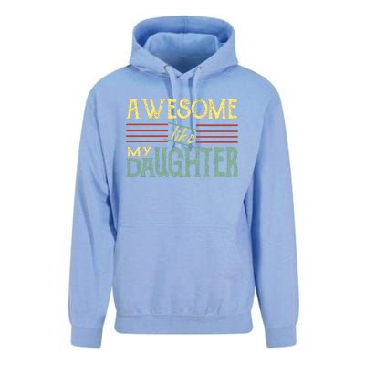 Awesome Like My Daughter Men Funny Unisex Surf Hoodie