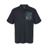 Awesome Like My Daughter T Softstyle Adult Sport Polo