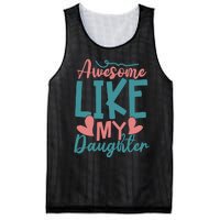 Awesome Like My Daughter T Mesh Reversible Basketball Jersey Tank