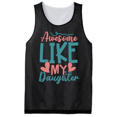 Awesome Like My Daughter T Mesh Reversible Basketball Jersey Tank