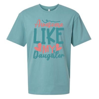 Awesome Like My Daughter T Sueded Cloud Jersey T-Shirt