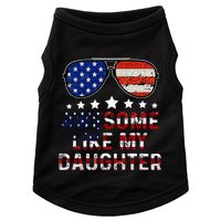 Awesome Like My Daughter Funny Father's Day & 4th Of July Doggie Tank