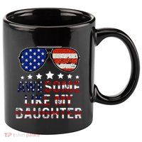 Awesome Like My Daughter Funny Father's Day & 4th Of July 11oz C Handle Ceramic Mug