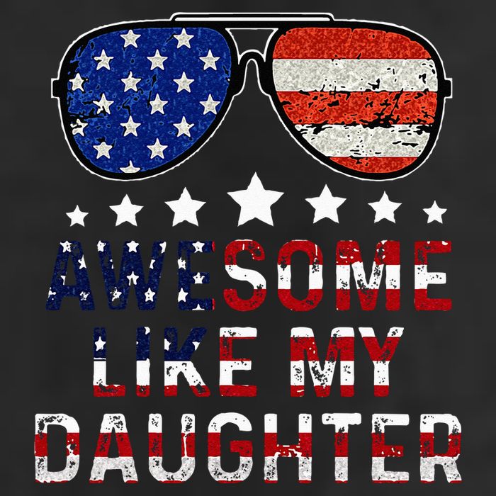 Awesome Like My Daughter Funny Father's Day & 4th Of July 25L Jumbo Tote