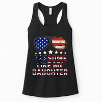Awesome Like My Daughter Funny Father's Day & 4th Of July Womens Tank Top