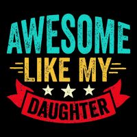 Awesome Like My Daughter Man Dad Funny Fathers Day Impact Tech Backpack