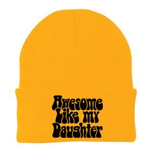 Awesome Like My Daughter T Knit Cap Winter Beanie