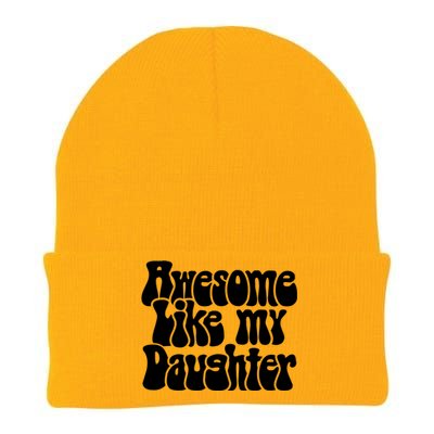 Awesome Like My Daughter T Knit Cap Winter Beanie