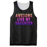 Awesome Like My Daughter Boy Girl Funny Mesh Reversible Basketball Jersey Tank