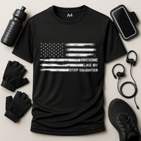 Awesome Like My Step Daughter Fathers Day Dad Joke Cooling Performance Crew T-Shirt