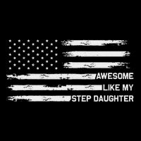 Awesome Like My Step Daughter Fathers Day Dad Joke Cooling Performance Crew T-Shirt
