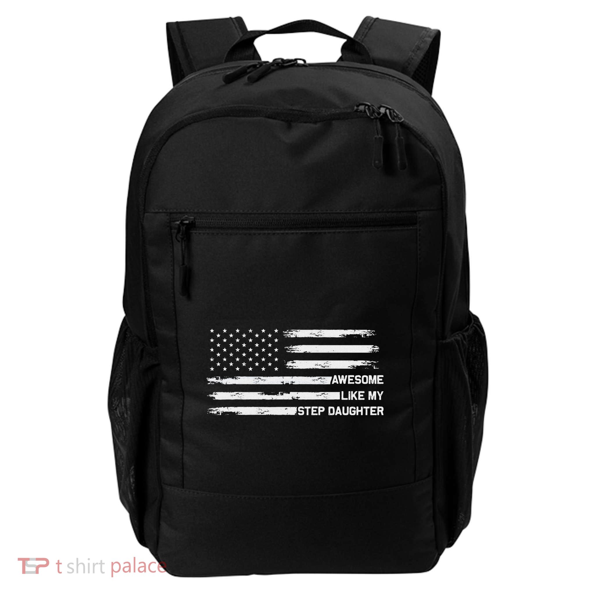 Awesome Like My Step Daughter Fathers Day Dad Joke Daily Commute Backpack