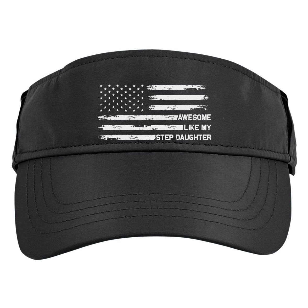 Awesome Like My Step Daughter Fathers Day Dad Joke Adult Drive Performance Visor