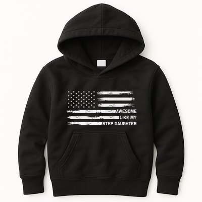 Awesome Like My Step Daughter Fathers Day Dad Joke Kids Hoodie