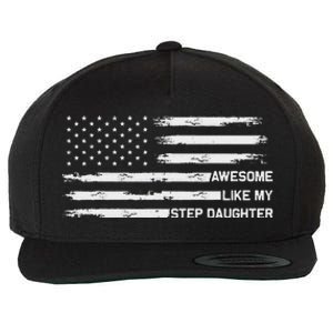 Awesome Like My Step Daughter Fathers Day Dad Joke Wool Snapback Cap