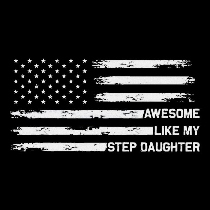 Awesome Like My Step Daughter Fathers Day Dad Joke Wool Snapback Cap