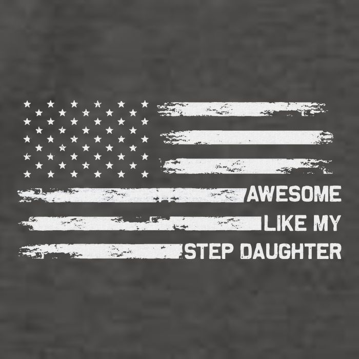 Awesome Like My Step Daughter Fathers Day Dad Joke Vector Backpack