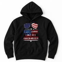 Awesome Like My Daughter Funny Father's Day & 4th Of July Hoodie