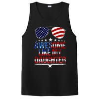 Awesome Like My Daughter Funny Father's Day & 4th Of July PosiCharge Competitor Tank