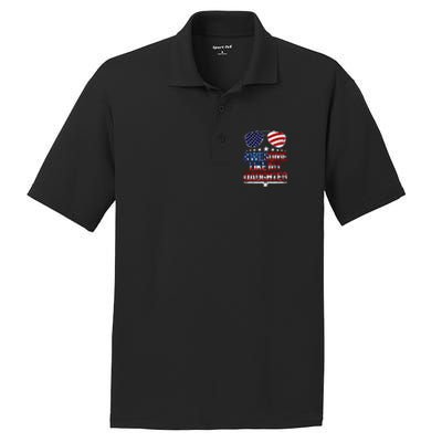 Awesome Like My Daughter Funny Father's Day & 4th Of July PosiCharge RacerMesh Polo