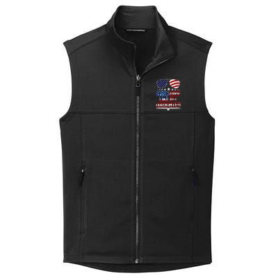 Awesome Like My Daughter Funny Father's Day & 4th Of July Collective Smooth Fleece Vest