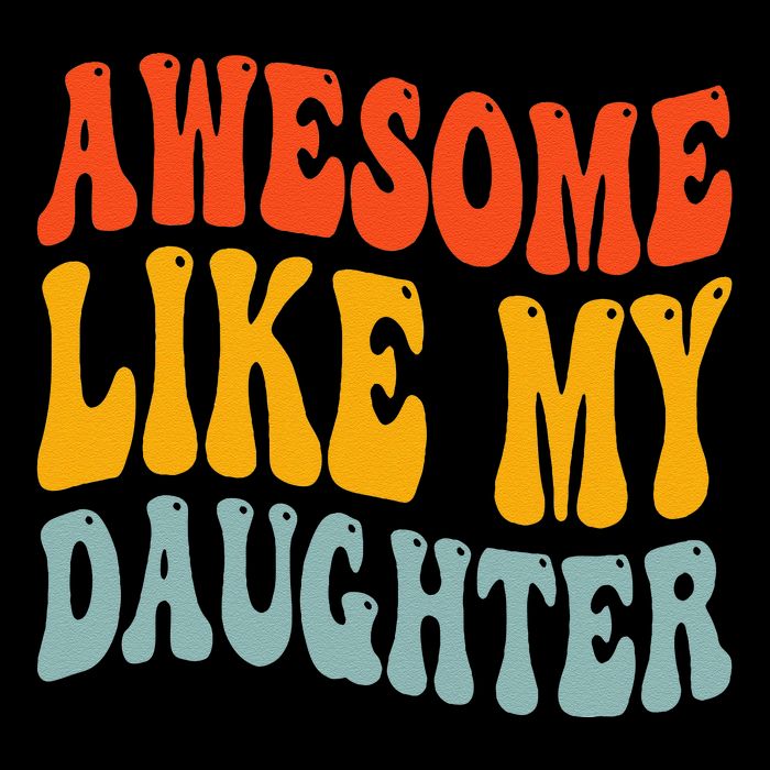 Awesome Like My Daughter Funny Mothers Fathers Day Mom Dad 16 in Basic Backpack