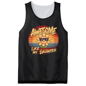 Awesome Like My Daughter Dad FatherS Day Mesh Reversible Basketball Jersey Tank