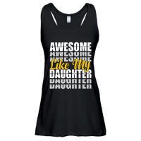 Awesome Like My Daughter T Shrit Ladies Essential Flowy Tank