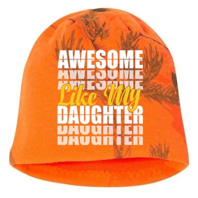 Awesome Like My Daughter T Shrit Kati - Camo Knit Beanie