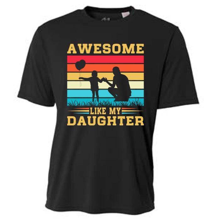 Awesome Like My Daughter Vintage Cooling Performance Crew T-Shirt