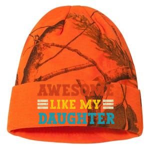 Awesome Like My Daughter Dad Of Daughters Fathers Day Kati Licensed 12" Camo Beanie