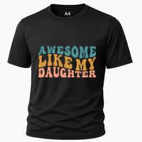 Awesome Like My Daughter Wavy Cooling Performance Crew T-Shirt