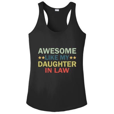 Awesome Like My Daughter In Law Family Lovers Retro Vintage Ladies PosiCharge Competitor Racerback Tank