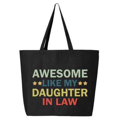 Awesome Like My Daughter In Law Family Lovers Retro Vintage 25L Jumbo Tote