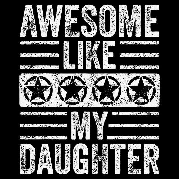 Awesome Like My Daughter Funny Vintage Father Mom Dad Joke Doggie Tank